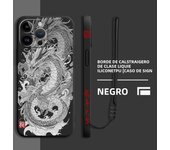 Luxury Chinese Dragon Case for Apple iPhone 13 Pro 15 Plus XS Max 12 Mini 14ProMax 11 XR SE 8 7 Square Liquid Cover