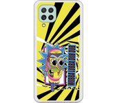 Funda original compatible con Samsung Galaxy A22 4G - Rick y Morty Rick Wubba