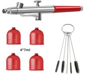 De Aerógrafo Gun Para Uñas With Copos Y Kit De Limpieza Repuesto Para Pintura De Uñas Herramienta De Belleza Multifuncional Metal