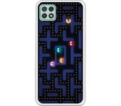 Funda compatible con Samsung Galaxy A22 5G - Laberinto Comecocos