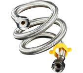 Hot and Cold Water Faucet Inlet Hose 304 Stainless Steel Faucet Braided Water Pipe  Heater Flexible Connecting Pipe