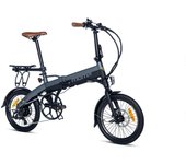 Moma Bikes Bicicleta Electrica, Plegable, Urbana E18teen, Aluminio. SHIMANO 7v. Bat. Ion Litio 36V 9Ah