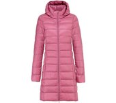 5XL 4XL Plus Long Down Jacket Women Winter Ultra Light Down Jacket Women With Hooded Down Coat Female Hat Detachable
