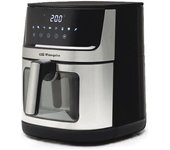 Freidora sin aceite Orbegozo FDR 8020, capacidad 8 Litros, Potencia: 1500 + 500 W, Inox