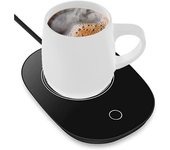 Calentador de Taza de Café Euroxanty - Control de Temperatura - Apagado Automático - Ideal para Té, Bebida, Leche, Cacao, Agua - Oficina, Hogar, Viajes