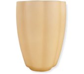 Genérico NO MARCA Tulipa de Cristal OLYMPIA Marfil 12x9cm Apertura 4cm - Pantallas para Lámparas