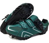 Mountain Bike Shoes Mens Cycling Shoes Quick Ratchet Buckle Compatible with SPD System Pedal for Indoor Outdoor Women MTB Shoes