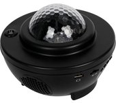 PROYECTOR DE ESTRELLAS GALAXIA Y ALTAVOZ BLUETOOTH CON MANDO A DISTANCIA Y LECTOR USB, RELAJA EL AMBIENTE ANTES DE IR A DORMIR, ALTAVOZ Y PROYECTOR DE ESTRELLAS, LAMPARA PROYECTOR DE ESTRELLAS IDEAL PARA NIÑOS O FIESTAS