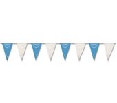 BOLSA BANDERA TRIANGULAR BLANCO Y AZUL