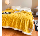 Mantas Sofa/Cama, Manta Polar de Sherpa Multiuso con Microfibra Extra Suave y Borreguitos, Manta estampada sedalina, 3 medidas, diferentes colores, 130x160cm/160x220cm y 220x240cm. Envío desde España