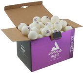 Pelotas de tenis de mesa blancas Magic ABS 40+ blancas 72 unidades Joola
