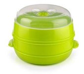 Vaporera Doble para Microondas Fresh Innovagoods