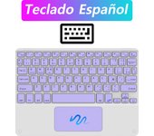 CASEPOKE 10 inch Wireless Bluetooth Keyboard with Touchpad For Samsung iPad Xiaomi Lenovo Huawei Universal Tablet Keyboard