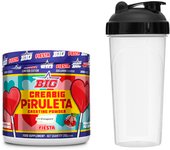 BIG Creabig Creatina 250gr  creapure Sabor Piruleta Fiesta + shaker