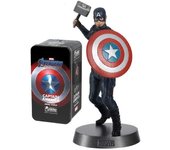 Figura estatua metálica del Capitán América Clásico Avengers Marvel