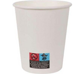 Algon - Set de Vasos de Cartón Color Blanco 200cc 25 Unidades - Ecológicos y Resistentes - Versátiles y Prácticos - Diseño Moderno y Funcional
