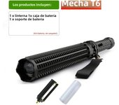 XHP50 T6  Q5 Telescopic Baton Flashlight Self Defense Powerful LED Tactical Baseball Bat Flashlight Torch Rechargeable Lantern