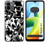 Funda Silicona para Xiaomi Redmi A1 diseño Snow Camuflaje Dibujos