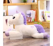 Juguete de peluche de unicornio gigante de 60-110 cm, muñeco de unicornio de dibujos animados de peluche suave, regalo de alta calidad para niños