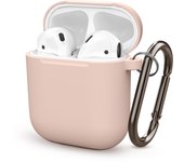 For Apple AirPods 1/2 generation cover Wireless bluetooth earphones Case For AirPods 2 1 Slilcone Cover Accessories With Keyring