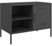Mueble TV combinadoMueble de TV acero negro 68x39x50,5 cm