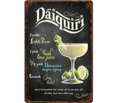 Cocktail Recipes Vintage Tin Sign White Russian Martini Cosmopolitan Cocktail Retro Plaque Sign For Bar Pub Home Wall Art Decor