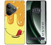 Tumundosmartphone Funda Silicona para Realme GT 6 / GT 6T 5G diseño Helado Vainilla Dibujos