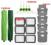 Hepa Filter Side Brush For iRobot Roomba I7 I7+ I6 I8 I3 E5 E7 E&I Series Vacuums Cleaner Dust Bag Replacement Parts