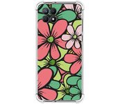 Tumundosmartphone Funda Silicona Antigolpes Realme 8i Flores 02 Personalizada