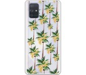 Funda compatible con Samsung Galaxy A71 - Patrón Palmeras