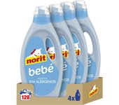 Pack 4- Detergente Norit Bebé 32 lavados/ 1125ml (Total: 128 lavados/ 4.500ml)