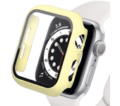 Tempered Glass+cover for Apple Watch Accessories 41mm 44mm 40mm 42mm 45mm Screen Protector for Iwatch Case Series 9 8 7 6 5 4 Se