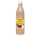 Jovi tempera liquida botella 500ml - base agua - lista para usar - secado rápido - excelente fluidez - adherencia en múltiples superficies - colores disponibles: amarillo, azul cyan, negro, blanco, carne, rojo, verde y naranja