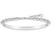 Thomas Sabo Love Bridge, Mujer, Pulsera, Plata de ley 925, LBA0043-051-14