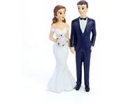 1 figura de tarta de boda de novios, 2 modelos diferentes, figuras de tarta de novios, decoración para boda, Figuras de porcelana, Detalles para invitados de boda, Regalantes.com