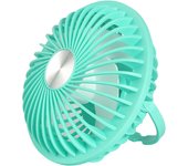 FGNS Mini Ventilador De Escritorio con Batería Lition, Ventilador Colgante Portátil, Pequeño Ventilador Portátil, Ventilador Personal Alimentado por USB, 3 Velocidades Ajustables  Para El Hogar, exteriores, escuela,Oficina O Coche.