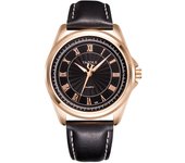 YAZOLE Men's Fashion Sport Stainless Steel Case Leather Band Quartz Analog Wrist Watch mens watches top brand luxury Wristwatch