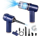 Aspirador de Mano sin cable, 3 en 1 Multifunción, 120W, 9000PA, 4000mAh, con Filtro Lavable, Para Coche, Oficina, Hogar