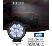 1 PCS/2 PCS, 9 bulbs or 16 bulbs, Round/Square Car Work Light, fit for cars, 4x4, trucks, tractors, trailers, golf carts, etc.