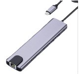 Lemorele Estación de Acoplamiento para Portátiles USB C 11 en 1 con Doble Monitor