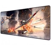 Coshano Alfombrilla de escritorio para ratón teclado gaming videojuegos antideslizante waterproof HD XXL 80x30cm