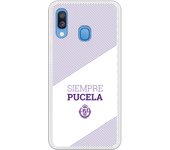 Funda original compatible con Samsung Galaxy A20E - Real Valladolid Siempre Pucela
