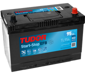 Batería  de coche Tudor TL954 Start-Stop EFB. Tecnología EFB. 12V - 95Ah/800A (EN) Caja D31