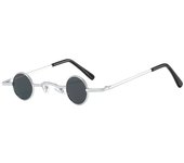 Gafas de sol retro de hip-hop, montura pequeña, redondas, para celebridades de Internet, para tiro callejero, mini gafas de sol modernas para hombres y mujeres, divertidas.