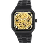 Tous Reloj Mujer D-bear Automatico Ip Black Brazalete Acero 3 Atm