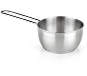 Bra - Cazo Ancora, De 14 a 18 cm, Acero Inoxidable, Apto Inducción, Mango Ergonómico, Calentar Leche o Caldo, Utensilio Cocina