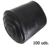 Wolfpack Contera Goma Conica 30 Mm - Bolsa 100 Unidades - Protección para Patas de Sillas y Muebles