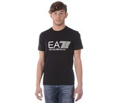 Emporio Armani EA7 Camiseta Algodón Hombre Negro 3 ZPT62PJ03Z 1200