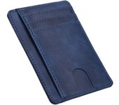 RFID Blocking Wallet Business Card Cover for Case Super Thin Men Leather Credit Card Holder