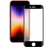 Protector de pantalla para iphone se 2022, se 2020, 8 y 7 vidrio templado, grosor 0.33 mm, negro
